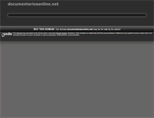 Tablet Screenshot of documentariesonline.net